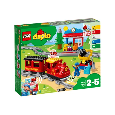 10874 ЛЕГО ДУПЛО - Парен влак<br><small>10874 LEGO DUPLO - Steam Train</small>