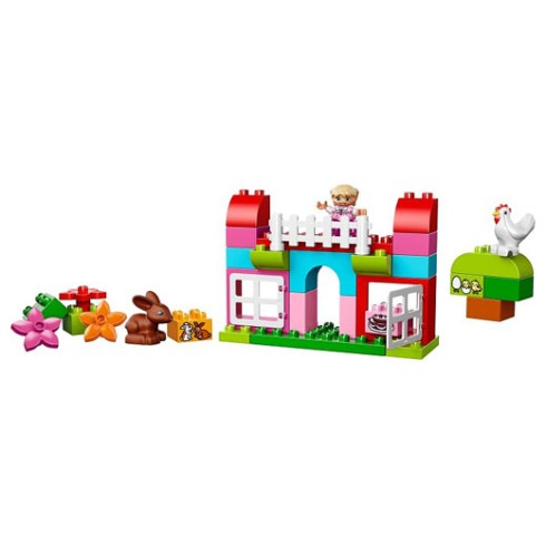 10571 ЛЕГО ДУПЛО – Универсална розова кутия за забавление<br><small> 10571 LEGO DUPLO – All-in-One-Pink-Box-of-Fun</small>