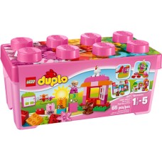 10571 ЛЕГО ДУПЛО – Универсална розова кутия за забавление<br><small> 10571 LEGO DUPLO – All-in-One-Pink-Box-of-Fun</small>