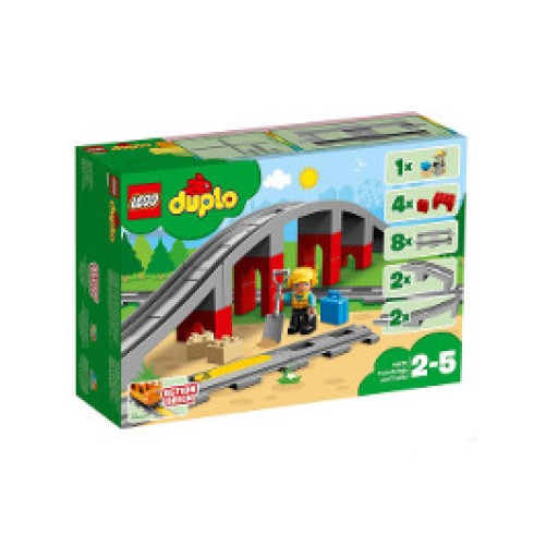10872 ЛЕГО ДУПЛО - Мост и релси за влак<br><small>10872 LEGO DUPLO - Train Bridge and Tracks</small>