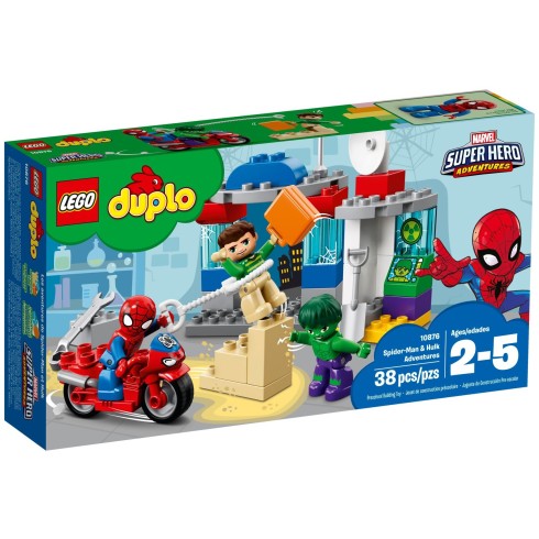 10876 ЛЕГО ДУПЛО - Приключенията на Спайдърмен и Хълк<br><small>10876 LEGO DUPLO - Spider-Man & Hulk Adventures</small>