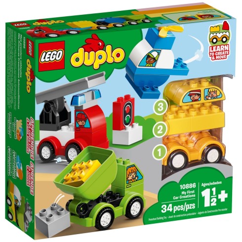 10886 ЛЕГО ДУПЛО - Моите първи автомобилни творения<br><small>10886 LEGO DUPLO - My First Car Creations</small>