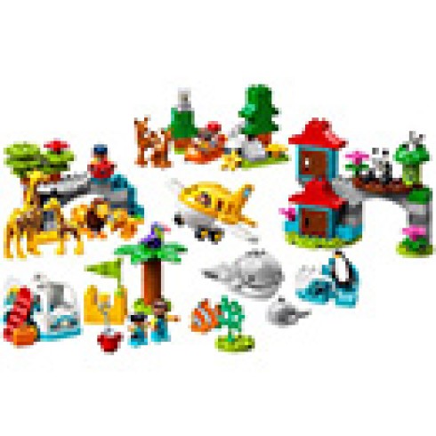 10907 ЛЕГО ДУПЛО - Животни по света<br><small>10907 LEGO DUPLO - World Animals</small>