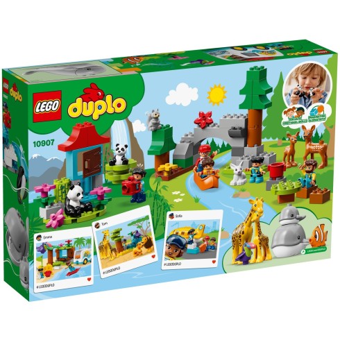 10907 ЛЕГО ДУПЛО - Животни по света<br><small>10907 LEGO DUPLO - World Animals</small>