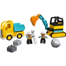10931 ЛЕГО ДУПЛО - Камьон и екскаватор <br> <small> 10931 LEGO DUPLO - Truck & Excavator </small>