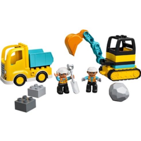 10931 ЛЕГО ДУПЛО - Камьон и екскаватор <br> <small> 10931 LEGO DUPLO - Truck & Excavator </small>
