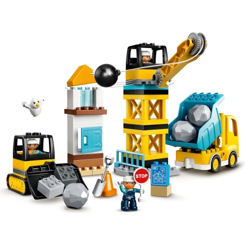 10932 ЛЕГО ДУПЛО - Разрушител с топка <br> <small> 10932 LEGO DUPLO - Wrecking Ball Demolition </small>