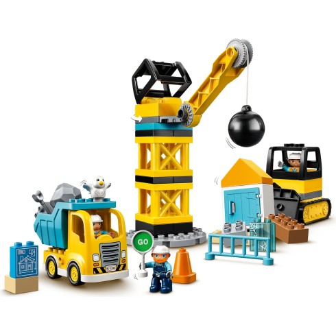 10932 ЛЕГО ДУПЛО - Разрушител с топка <br> <small> 10932 LEGO DUPLO - Wrecking Ball Demolition </small>