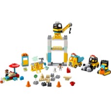 10933 ЛЕГО ДУПЛО - Кран и постройка <br> <small> 10933 LEGO DUPLO - Tower Crane & Construction </small>