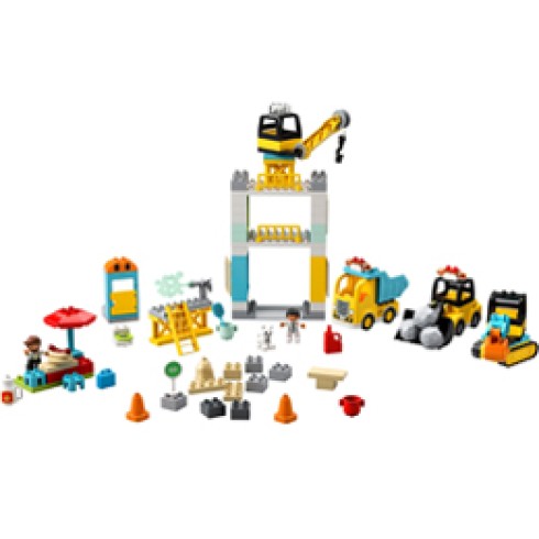 10933 ЛЕГО ДУПЛО - Кран и постройка <br> <small> 10933 LEGO DUPLO - Tower Crane & Construction </small>