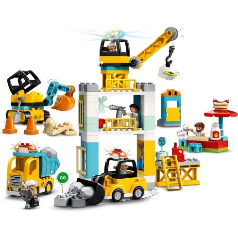 10933 ЛЕГО ДУПЛО - Кран и постройка <br> <small> 10933 LEGO DUPLO - Tower Crane & Construction </small>