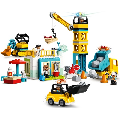 10933 ЛЕГО ДУПЛО - Кран и постройка <br> <small> 10933 LEGO DUPLO - Tower Crane & Construction </small>