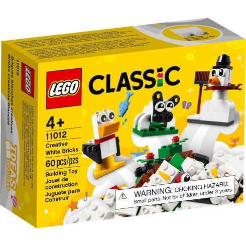 11012 ЛЕГО КЛАСИК - Бели креативни части<br><small> 11012 LEGO CLASSIC - Creative White Bricks</small>
