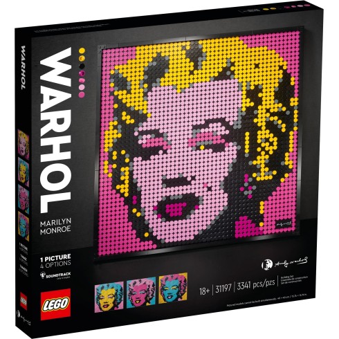 31197 ЛЕГО АРТ- Мерилин Монро на Анди Уархол <br> <small> 31197 LEGO ART - Andy Warhol's Marilyn Monroe </small>