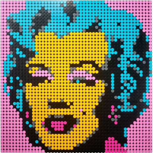 31197 ЛЕГО АРТ- Мерилин Монро на Анди Уархол <br> <small> 31197 LEGO ART - Andy Warhol's Marilyn Monroe </small>