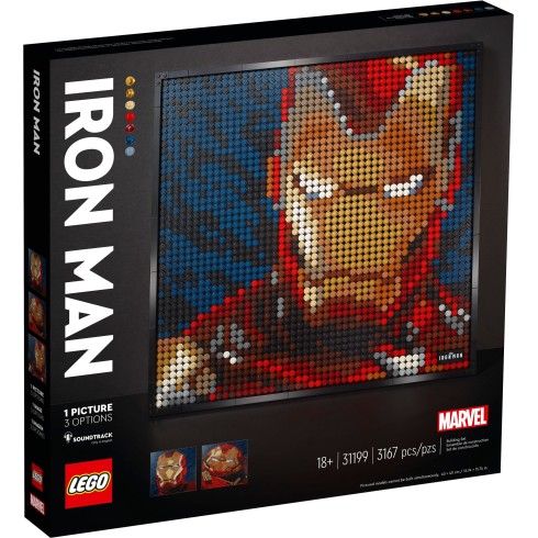 31199 ЛЕГО АРТ- Железния човек на Марвел<br> <small> 31199 LEGO ART - Marvel Studios Iron Man</small>