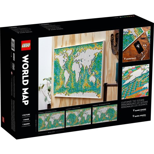 31203 ЛЕГО АРТ- Карта на света<br> <small> 31203 LEGO ART - World Map</small> 31203 ЛЕГО АРТ- Карта на света<br> <small> 31203 LEGO ART - World Map</small>