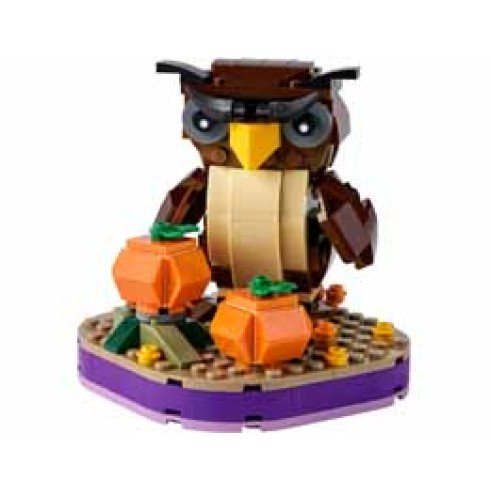 40497 ЛЕГО СЕЗОННИ - Хелоински бухал <br><small> 40497 LEGO SEASONAL - Halloween Owl </small>