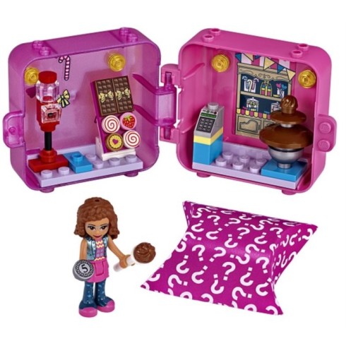41407 ЛЕГО ПРИЯТЕЛИ - Кутията за игра на Оливия - Сладкарница <br> <small> 41407 LEGO FRIENDS - Olivia`s Play Cube - Sweet Shop </small>