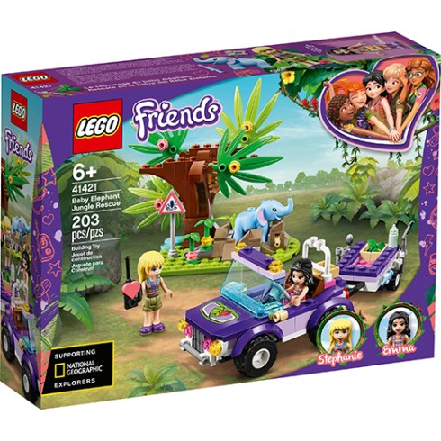 41421 ЛЕГО ПРИЯТЕЛИ - Спасяване на слонче в джунглата<br><small>41421 LEGO FRIENDS - Baby Elephant Jungle Rescue</small>
