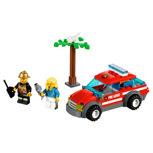 60001 ЛЕГО СИТИ - Пожарникарска кола<br><small>60001 LEGO CITY - Fire Chief Car</small>