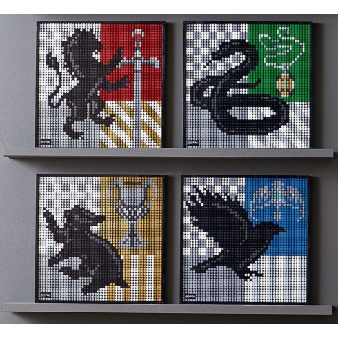 31201 ЛЕГО АРТ - Хари Потър: Емблемите в Хогуортс<br><small>31201 LEGO ART - Harry Potter Hogwarts Crests</small>